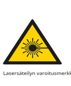 Opastekyltti Laser,muu säteilyvaara