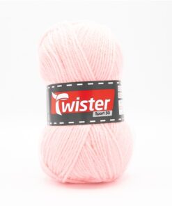 Neulelanka Twister Sport 50 50 g vaaleanpunainen