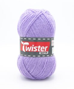 Neulelanka Twister Sport 50 50 g liila