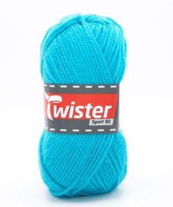 Neulelanka Twister Sport 50 50 g turkoosi