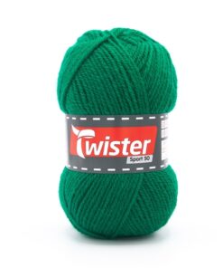 Neulelanka Twister Sport 50 50 g metsänvihreä