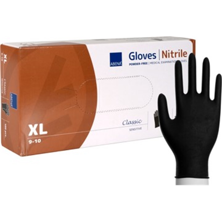 ABENA Classic nitriilikäsine XL musta/100