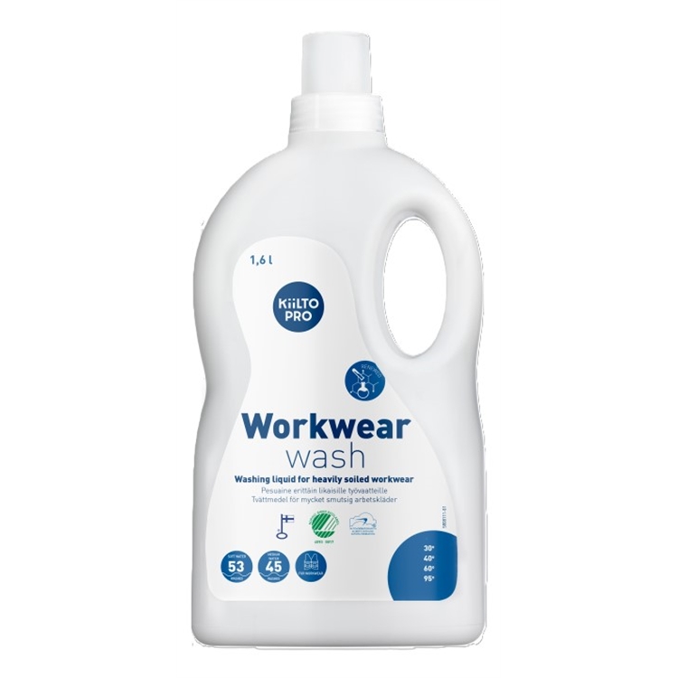 Pyykinpesuneste Kiilto Pro Workwear Wash 1,6 l
