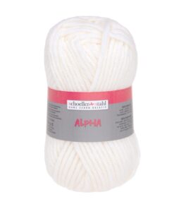 Neulelanka Schoeller + Stahl Alpha 50 g valkoinen