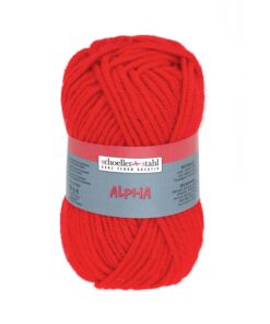 Neulelanka Schoeller + Stahl Alpha 50 g punainen