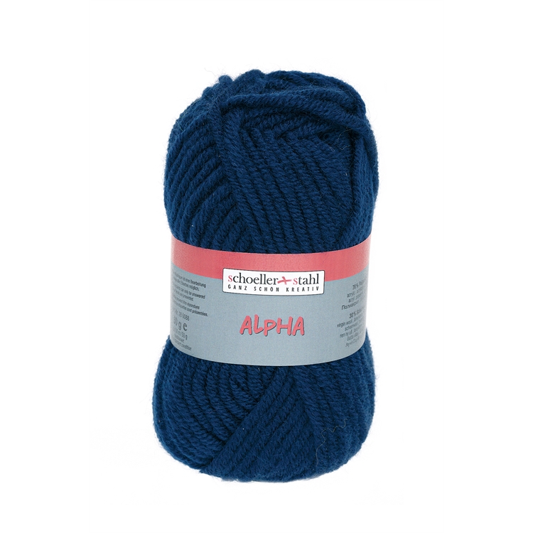 Neulelanka Schoeller + Stahl Alpha 50 g tummansininen