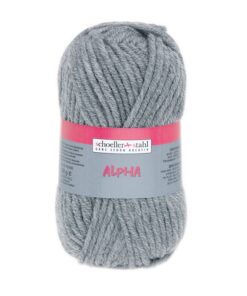 Neulelanka Schoeller + Stahl Alpha 50 g meleerattu harmaa