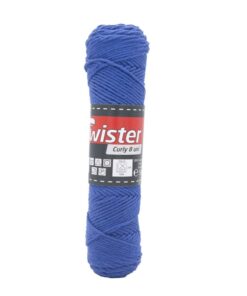 Puuvillalanka Twister Curly 8 50 g tummansininen