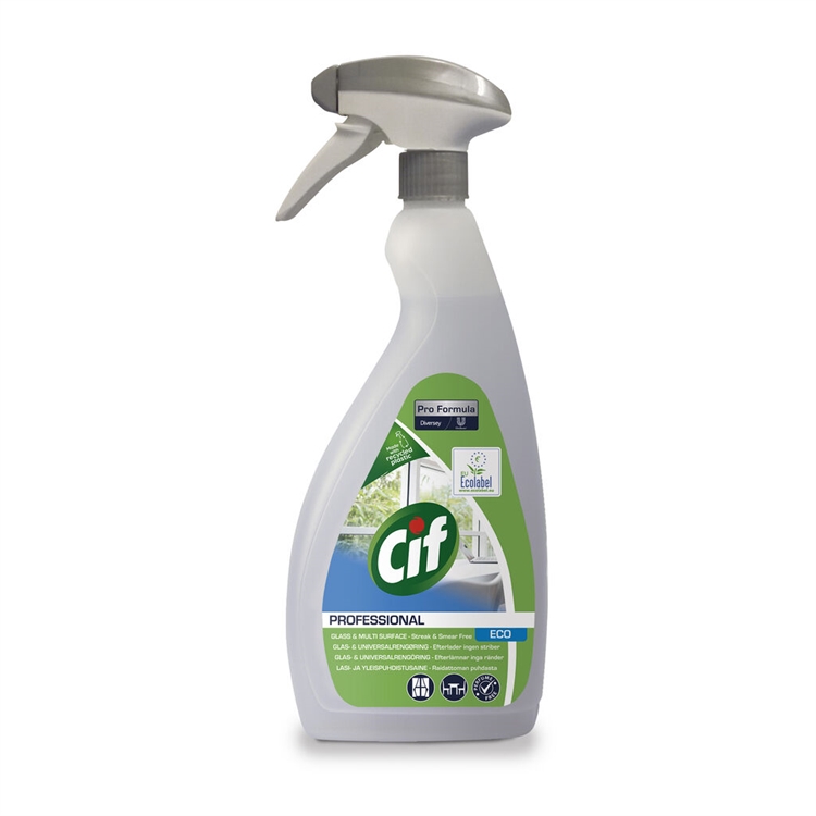 Yleis- ja lasinpuhdistusaine Cif Professional Eco 0,75l