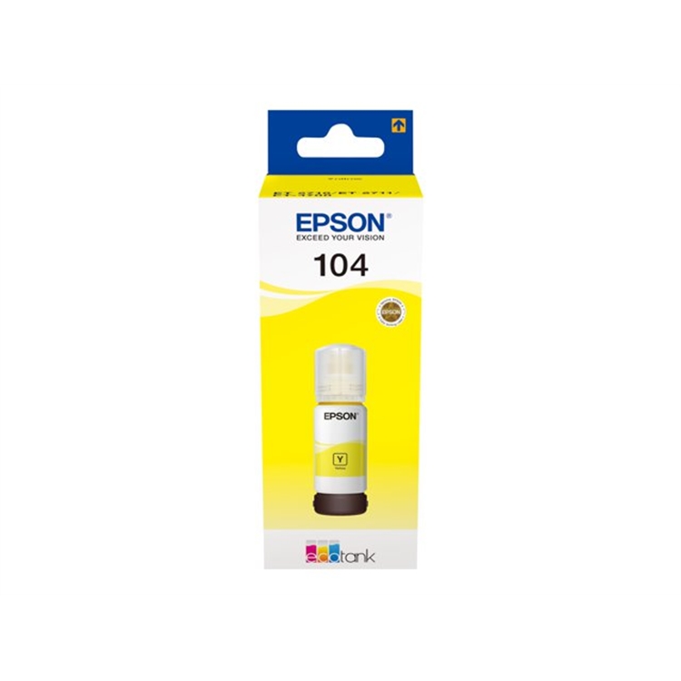 Mustekasetti Epson 104 EcoTank keltainen 7,5K