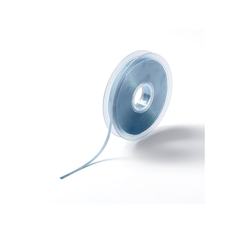 Tuplasatiininauha Prym 3 mm x 50 m vaaleansininen